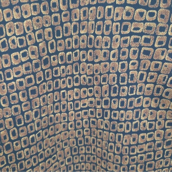 Vintage 90s Carole Little Midi Dress Forest Fairy Boho Geometric Print Grunge - Picture 10 of 15